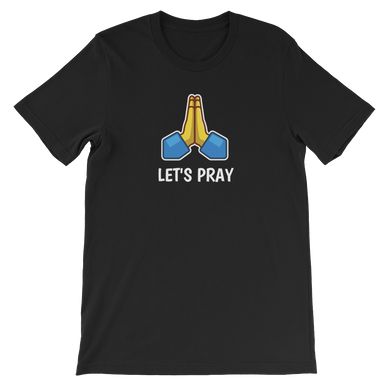 Emoji Let's Pray - Religious Unisex T-Shirt