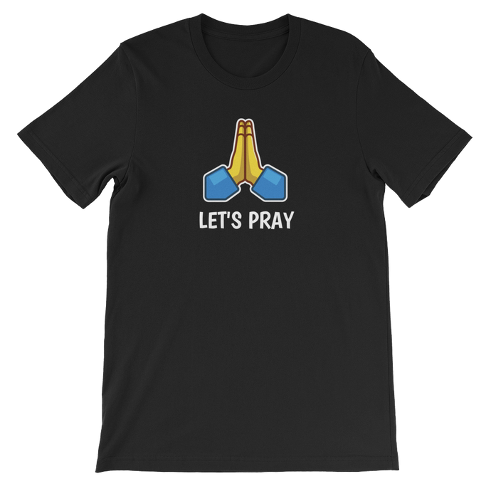 Emoji Let's Pray - Religious Unisex T-Shirt