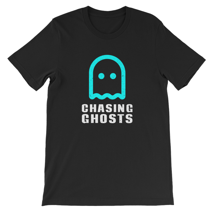 Chasing Ghosts - Gaming Unisex T-Shirt in Black from Forzatees