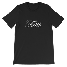 Christian Faith - Religious Slogan Unisex T-Shirt in Black from Christian Clothing Collection at Forza Tees