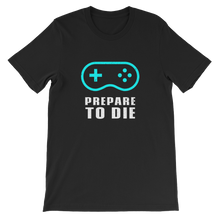 Prepare to Die Retro Snes Controller - Gaming Unisex T-Shirt in Black from ForzaTees
