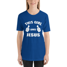This Girl Loves Jesus - Religious Short-Sleeve Ladies T-Shirt