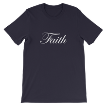 Christian Faith - Religious Slogan Unisex T-Shirt in Navy from Christian Clothing Collection at Forza Tees