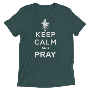 Keep Calm and Pray - Premium Short-Sleeve Unisex T-shirt