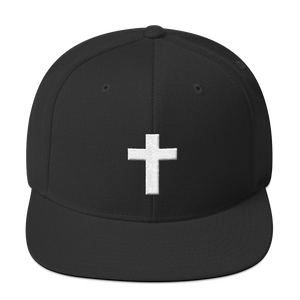Holy Cross - Christian Faith 3D Embroidered Snapback Hat - Colour Black from forzatees.com