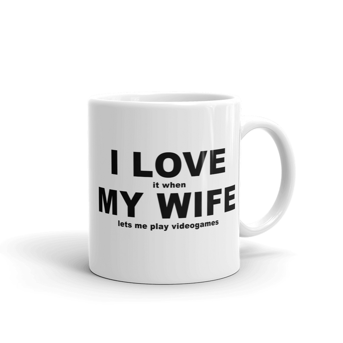 I Love it When My Wife Lets Me Play Video Games - Mug from forzatees.com