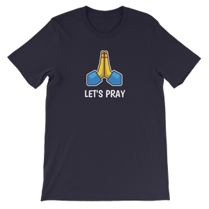 Emoji Let's Pray - Religious Unisex T-Shirt