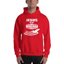 Jesus is my Wingman - Religious Men's Hooded Sweatshirt