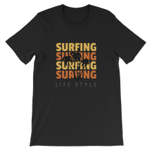 Surfing Life Style - Unisex T-Shirt in Black from Forza Tees
