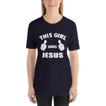 This Girl Loves Jesus - Religious Short-Sleeve Ladies T-Shirt