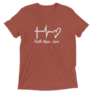 Faith - Hope - Love - Premium Short-Sleeve Unisex T-shirt