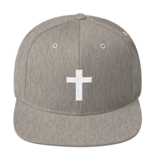 Holy Cross - Christian Faith 3D Embroidered Snapback Hat - Colour Grey from forzatees.com