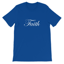 Christian Faith - Religious Slogan Unisex T-Shirt in Blue from Christian Clothing Collection at Forza Tees