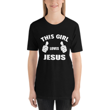 This Girl Loves Jesus - Religious Short-Sleeve Ladies T-Shirt from forzatees.com