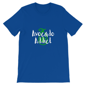 Avocado Addict - Blue Unisex Vegan Style T-Shirt