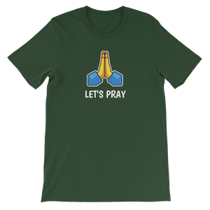 Emoji Let's Pray - Religious Unisex T-Shirt
