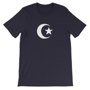 Star and Cresent - Islamic Muslim Symbol Short-Sleeve Unisex T-Shirt - Navy from forzatees.com