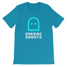 Chasing Ghosts - Gaming Unisex T-Shirt in Aqua from Forzatees