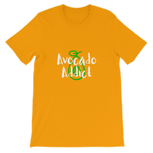 Avocado Addict - Gold Unisex Vegan Style T-Shirt
