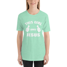 This Girl Loves Jesus - Religious Short-Sleeve Ladies T-Shirt