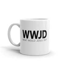 WWJD: What Would Jesus Do Coffee Mug for Christians from Forza Tees